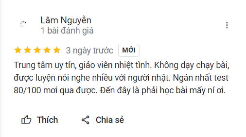 Đánh giá trung tâm Nhật Ngữ Junko